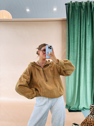 high standards hoodie - mocha.