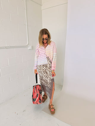 wilder days midi skirt