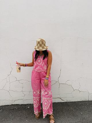 sunset cove stripe pants