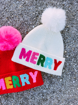 merry beanie - ivory