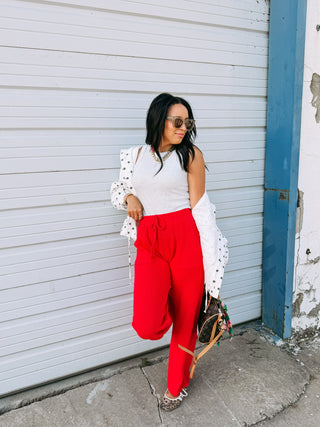 bull's eye knit pants