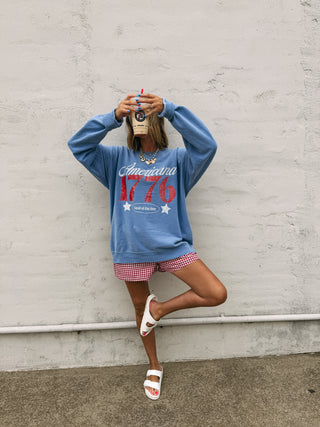 ETTA OG | 1776 sweatshirt - blue