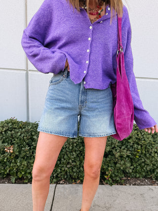 jbd | cool mom denim shorts