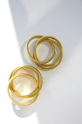 beljoy | triple stack bracelet - gold