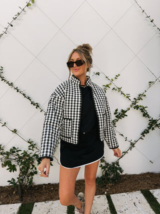 chickadee gingham jacket