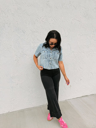 speed drive denim top