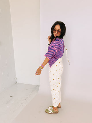 between the lines tee - pink