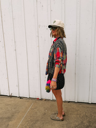 fire away oversized flannel