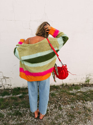 pixie dust stripe cardigan
