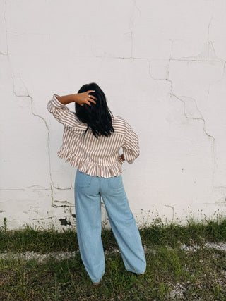real deal ruffle top