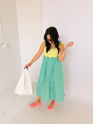 isn't she lovely maxi dress - green