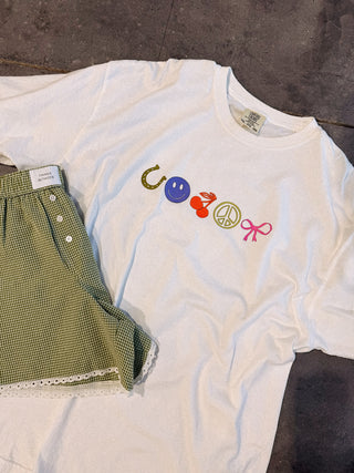ETTA OG | what if it all works out graphic tee - white