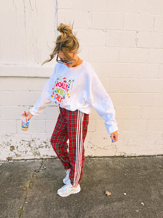 holiday plaid pants