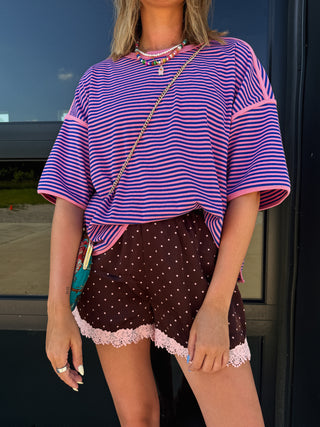 vinnie polka dot shorts
