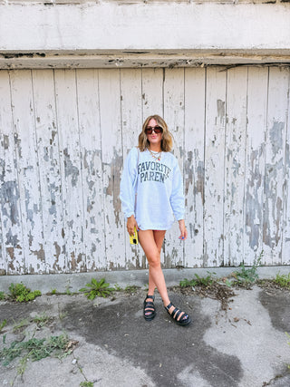 ETTA OG | favorite parent sweatshirt - ash / black