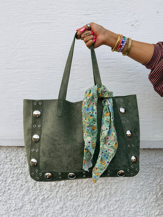 the rivet road tote bag