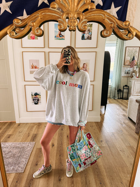 cool mom colorful sweatshirt – Etta & East