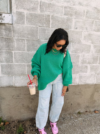 small talk sweater