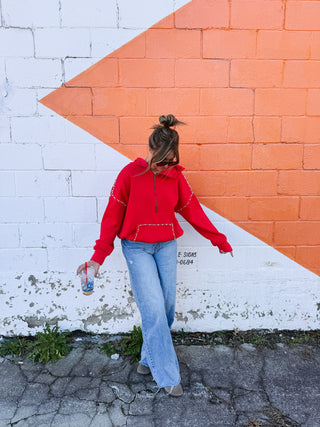 shine bright zip up hoodie