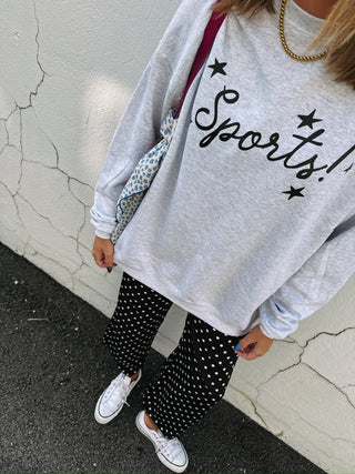 ETTA OG | sports! sweatshirt - ash