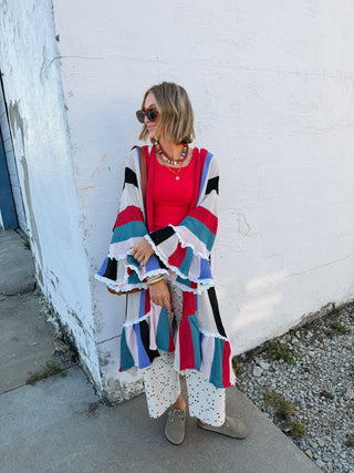 ramona ruffle cardigan