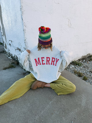 polka dot merry mock neck