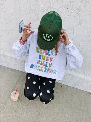ETTA OG | dilly dallying sweatshirt - ash