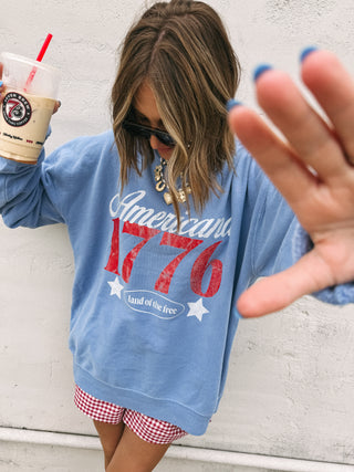 ETTA OG | 1776 sweatshirt - blue