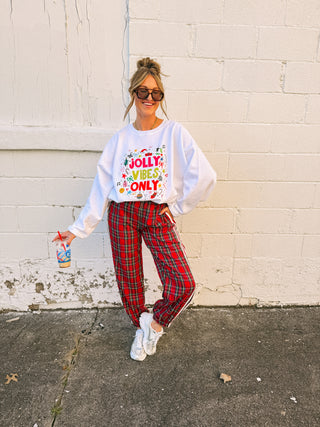 holiday plaid pants