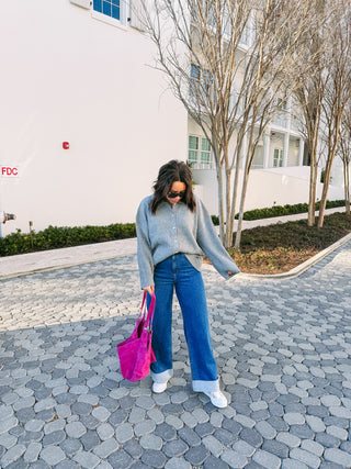 clean slate sweater - grey