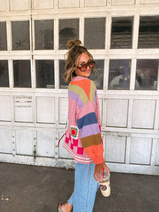 nana's fave cardigan - pink