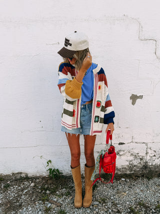 nana's fave cardigan - navy