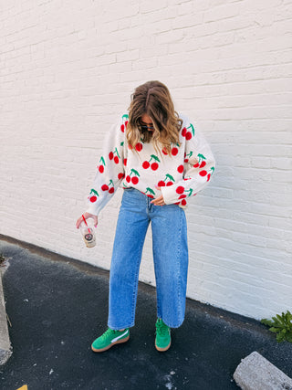 cherry bomb sweater