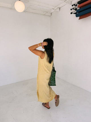 shivering gold dress