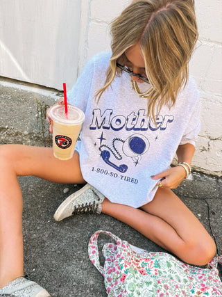 ETTA OG | 1-800-so-tired mother sweatshirt - ash