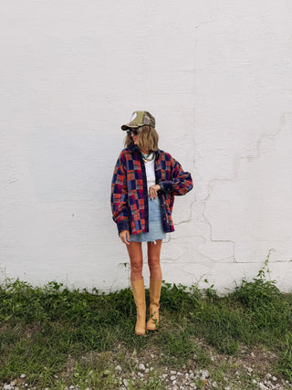out of the woods plaid jacket