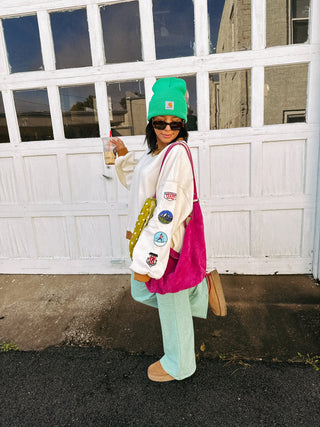 traveller patch sweatshirt