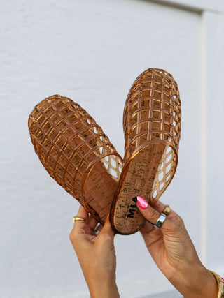 tan jelly mules