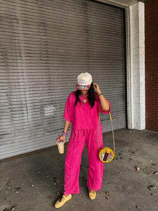 that fuchsia feeling two piece set