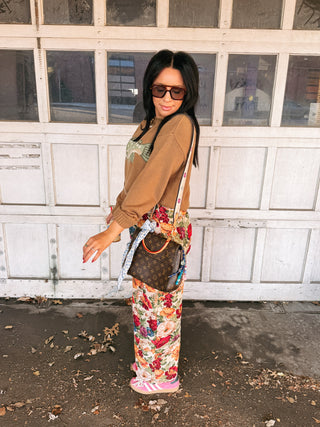 on the hook sweater - mocha