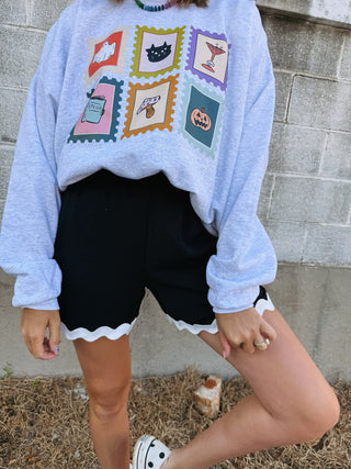 ric rac black shorts