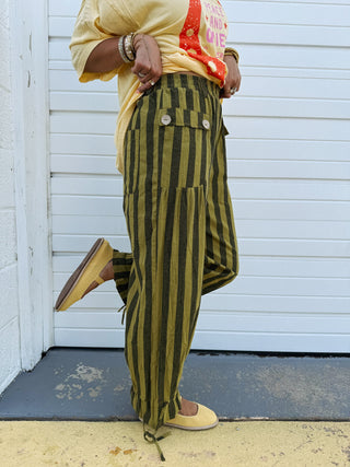 prickly pear stripe pants