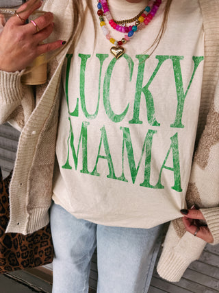 ETTA OG | lucky mama graphic tee - ivory