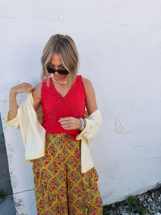 lava lace tank top