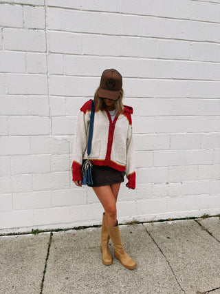 catch & release zipper sweater