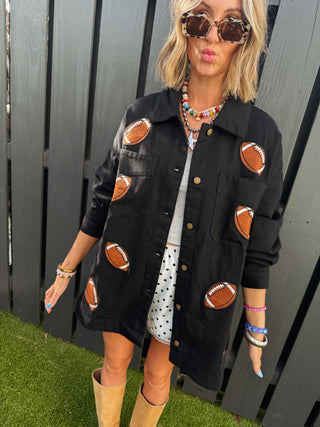 PEACH LOVE | football jacket