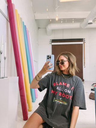 ETTA OG | blame it on my roots graphic tee - choose color
