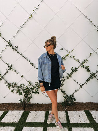 team spirit two piece set - black