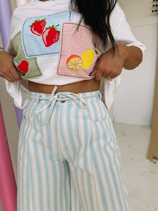 palm springs stripe pants.