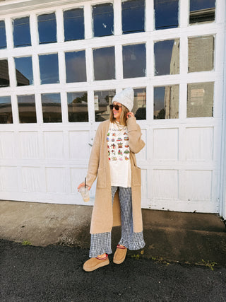 nightcrawler cardigan - camel